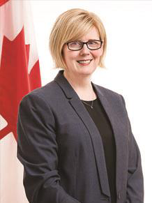 The Honourable Carla Qualtrough, Minister of Employment, Workforce Development and Disability Inclusion.