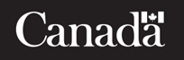 Canada wordmark, white